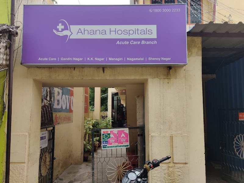 Ahana Hospitals - Acute Care Branch - Psychologist in Shenoy Nagar, Madurai (Photo by Ahana Hospitals)