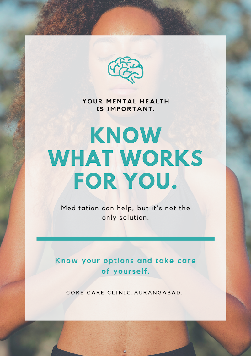 Core Care Clinic - | Psychotherapist in Aurangabad | Stress Counseling in Aurangabad | Emotional Wellbeing | Psychotherapy | - Psychologist in signal, Chhatrapati Sambhajinagar (Photo by Core Care Clinic - | Psychotherapist in Aurangabad | Stress Counseling in Aurangabad | Emotional Wellbeing | Psychotherapy |)