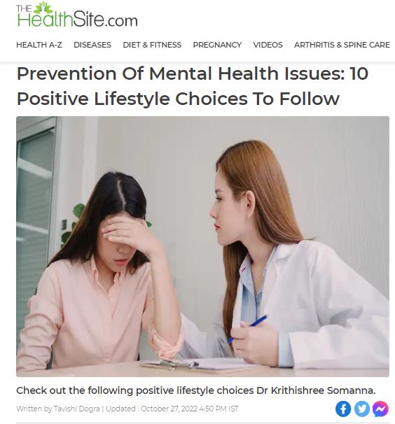 Dr. Krithishree S S | Best Psychiatrist in Mangalore - Psychologist in Hampankatta, Mangaluru (Photo by Dr. Krithishree S S)